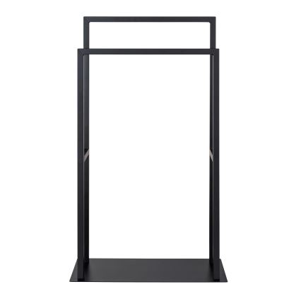 WENKO 26056100 - Toallero de pie RIVALTA 46x80 cm acero inoxidable/negro
