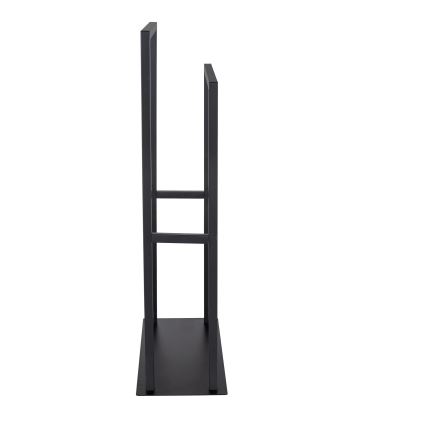 WENKO 26056100 - Toallero de pie RIVALTA 46x80 cm acero inoxidable/negro