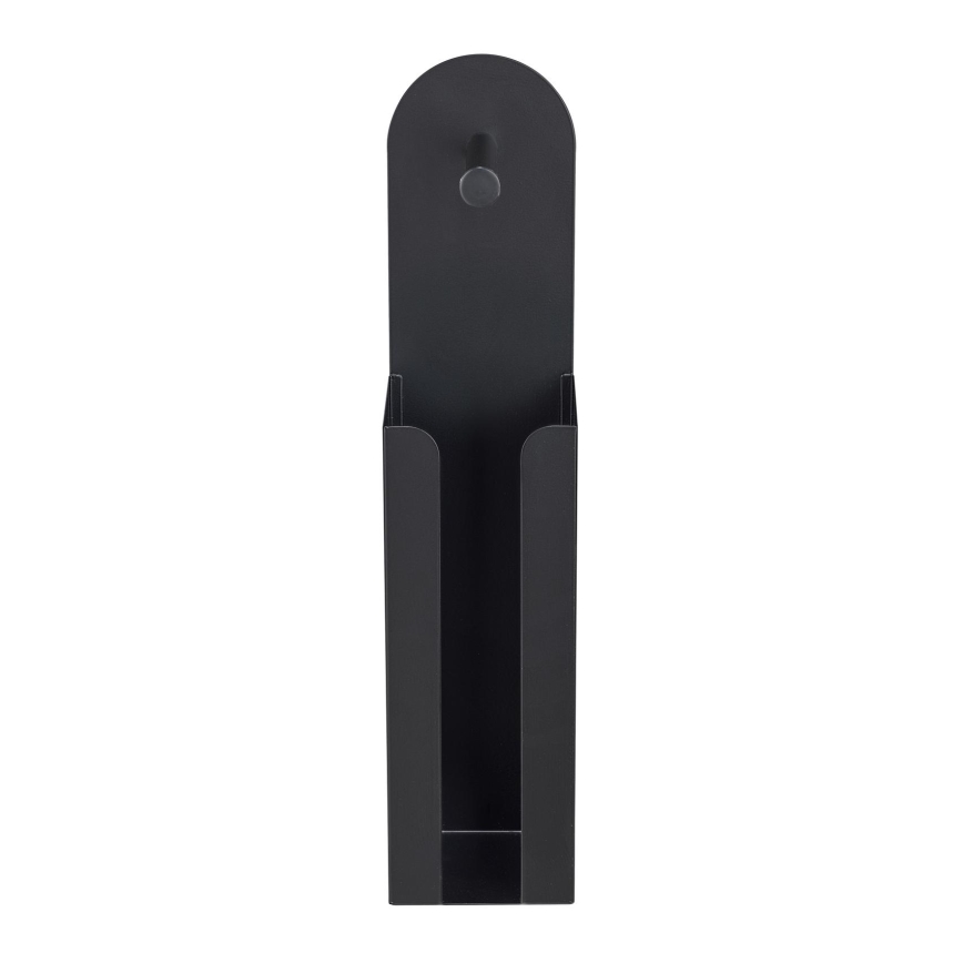 WENKO 26059100 - Soporte para rollos AGIRA 12x54 cm negro