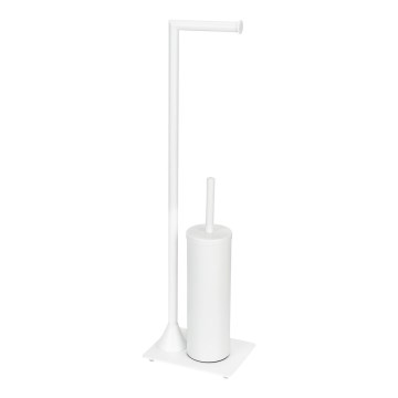 WENKO 26072100 - Escobilla para WC HELLA 15x69 cm blanca