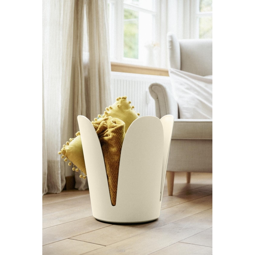 WENKO 26086100 - Taburete COMISO 44,5x46 cm blanco