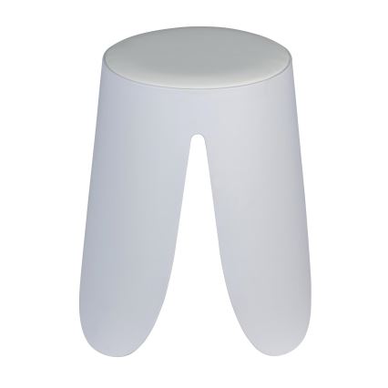 WENKO 26086100 - Taburete COMISO 44,5x46 cm blanco