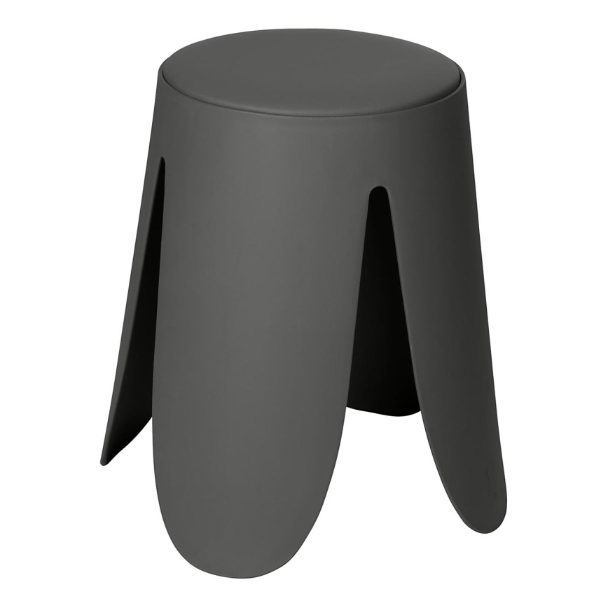 WENKO 26089100 - Taburete COMISO 44,5x46 cm antracita