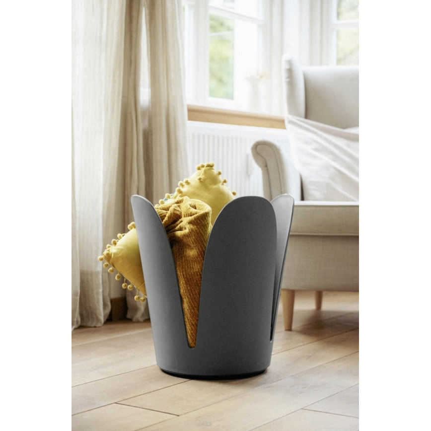 WENKO 26089100 - Taburete COMISO 44,5x46 cm antracita