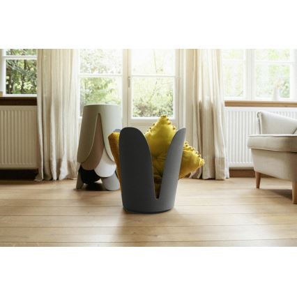 WENKO 26089100 - Taburete COMISO 44,5x46 cm antracita