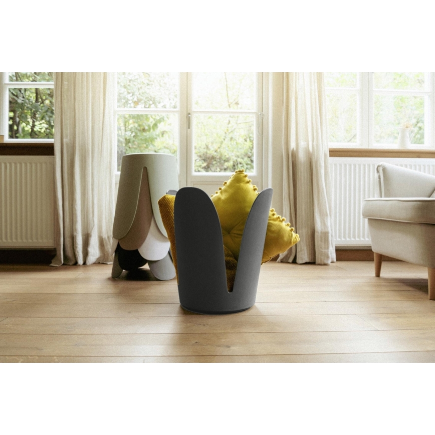 WENKO 26089100 - Taburete COMISO 44,5x46 cm antracita
