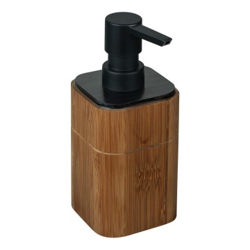 WENKO 26102100 - Dispensador de jabón SERRO 7,5x16,5 cm marrón/negro