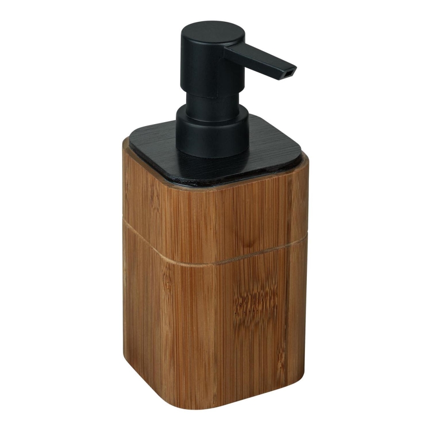 WENKO 26102100 - Dispensador de jabón SERRO 7,5x16,5 cm marrón/negro