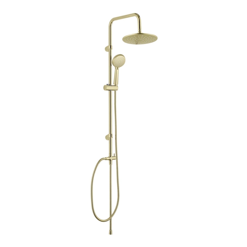 WENKO 26182100 - Sistema de ducha YOUNG LINE 101 cm, color dorado