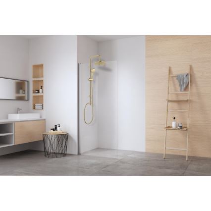 WENKO 26182100 - Sistema de ducha YOUNG LINE 101 cm, color dorado