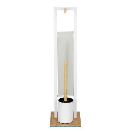 WENKO 26214100 - Set para WC RIVALTA 18x70 cm marrón/blanco