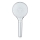 WENKO 26362100 - Cabezal de ducha SISTEMA DE AHORRO DE AGUA 12x12 cm cromado brillante/blanco