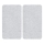 WENKO 2712663100 - Cubierta protectora 30 x 52 cm transparente/gris