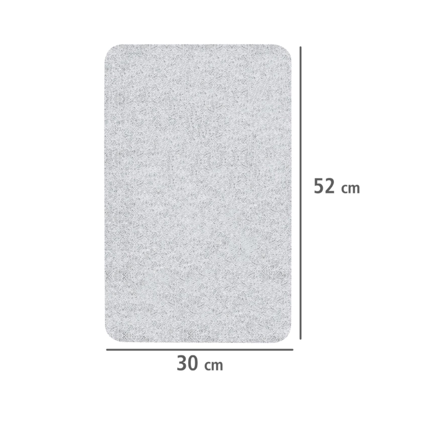 WENKO 2712663100 - Cubierta protectora 30 x 52 cm transparente/gris