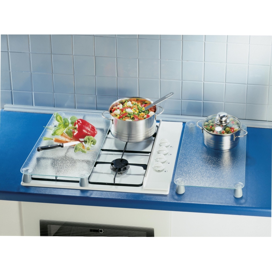 WENKO 2712663100 - Cubierta protectora 30 x 52 cm transparente/gris