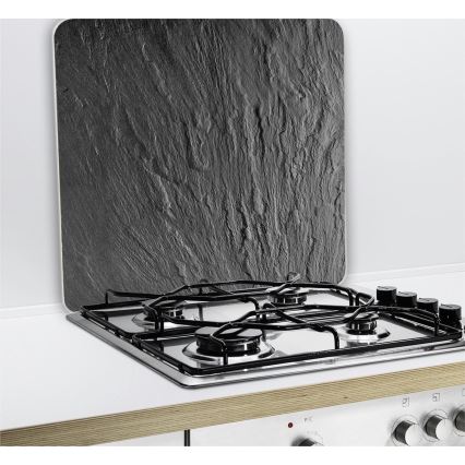 WENKO 2712984500 - Placa de cubierta NEUTRO 56x50 cm negra/transparente