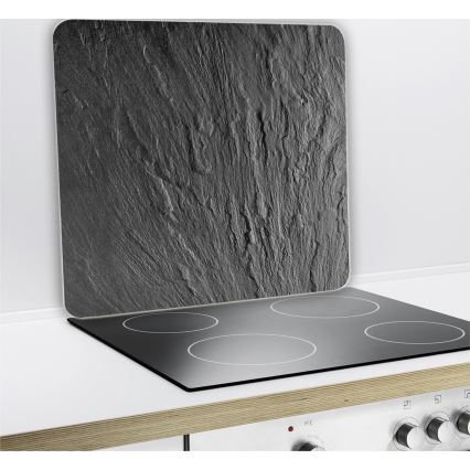 WENKO 2712984500 - Placa de cubierta NEUTRO 56x50 cm negra/transparente