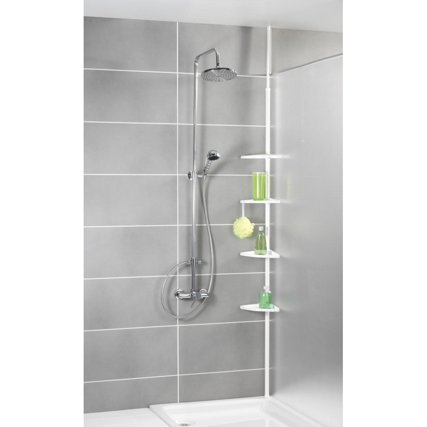 WENKO 3201010100 - Elemento de esquina COMPACT 26x195 cm blanco