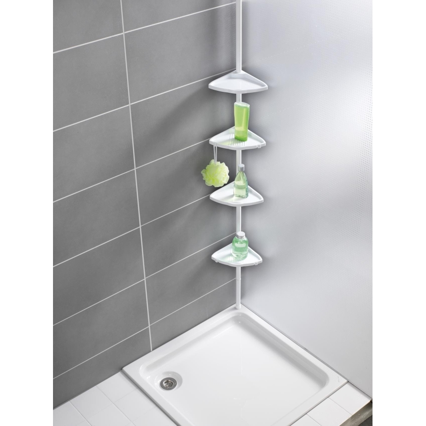 WENKO 3201010100 - Elemento de esquina COMPACT 26x195 cm blanco