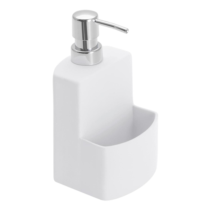 WENKO 3620115100 - Dispensador de jabón FESTIVAL 10x18 cm blanco