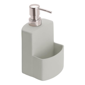 WENKO 3620116100 - Dispensador de jabón FESTIVAL 10x18 cm gris