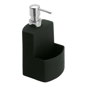 WENKO 3620117800 - Dispensador de jabón FESTIVAL 10x18 cm negro