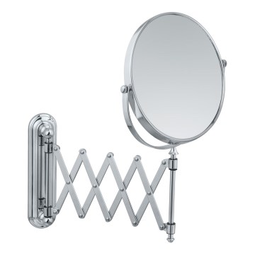WENKO 3656241100 - Espejo de maquillaje TELESCOPE DELUXE 23x38 cm cromo brillante