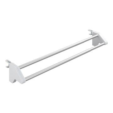 WENKO 3702100 - Colgador 13x11,5 cm plateado/blanco