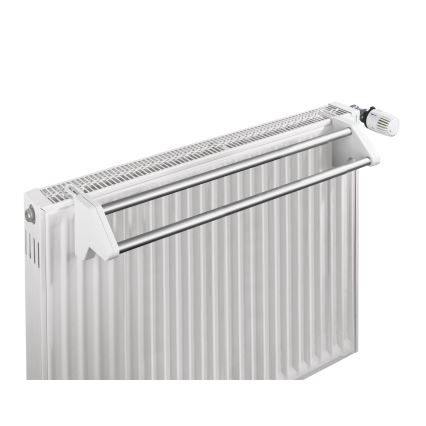 WENKO 3702100 - Colgador 13x11,5 cm plateado/blanco