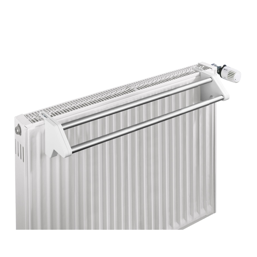 WENKO 3702100 - Colgador 13x11,5 cm plateado/blanco