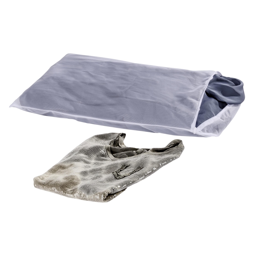 WENKO 3751700100 - Bolsa de lavandería JUMBO 50x70 cm blanca