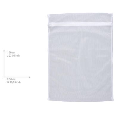 WENKO 3751700100 - Bolsa de lavandería JUMBO 50x70 cm blanca