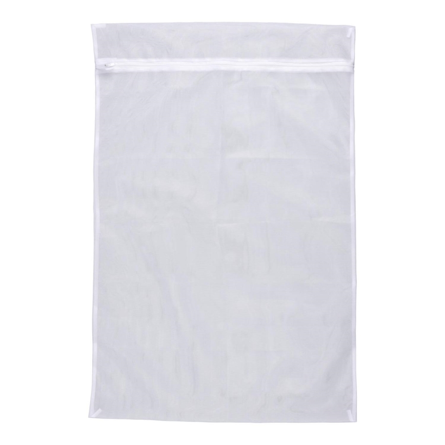 WENKO 3751900100 - Bolsa de malla para ropa 90x60 cm blanca
