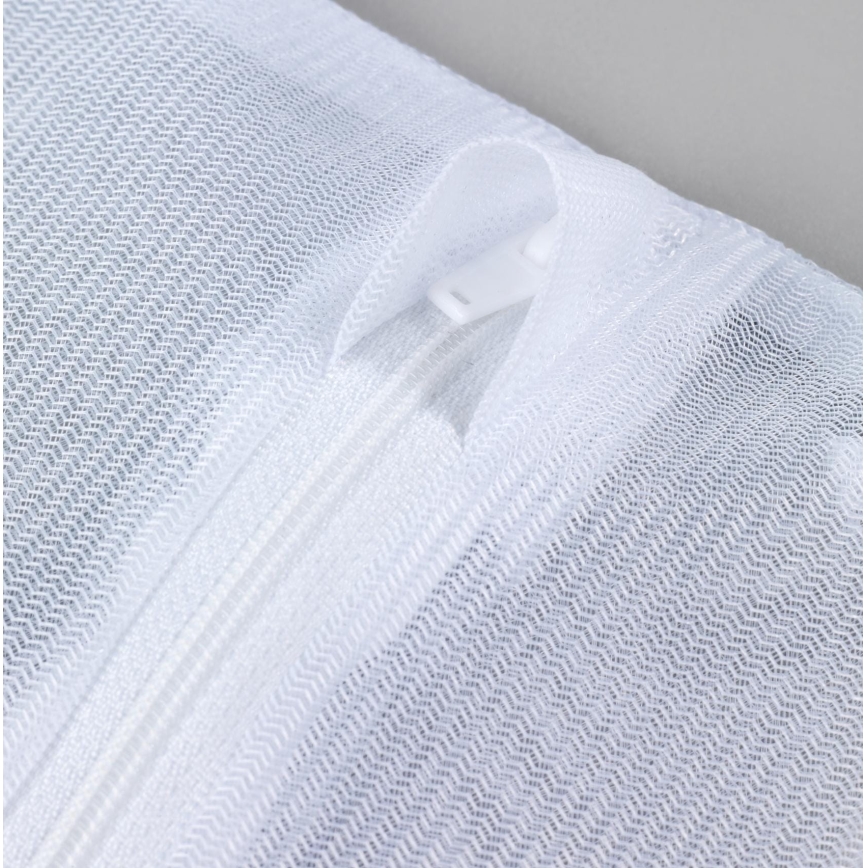WENKO 3751900100 - Bolsa de malla para ropa 90x60 cm blanca