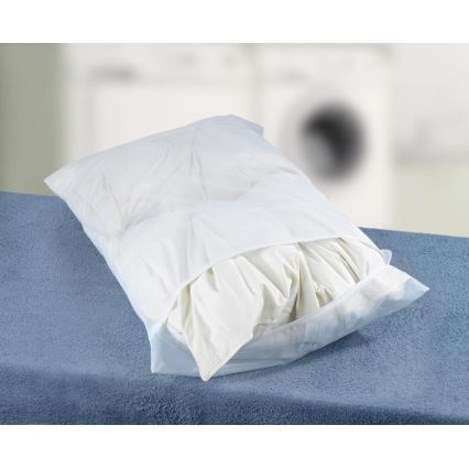 WENKO 3751900100 - Bolsa de malla para ropa 90x60 cm blanca