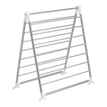 WENKO 3772020100 - Tendedero PROFI 65x150 cm acero inoxidable/plateado/blanco