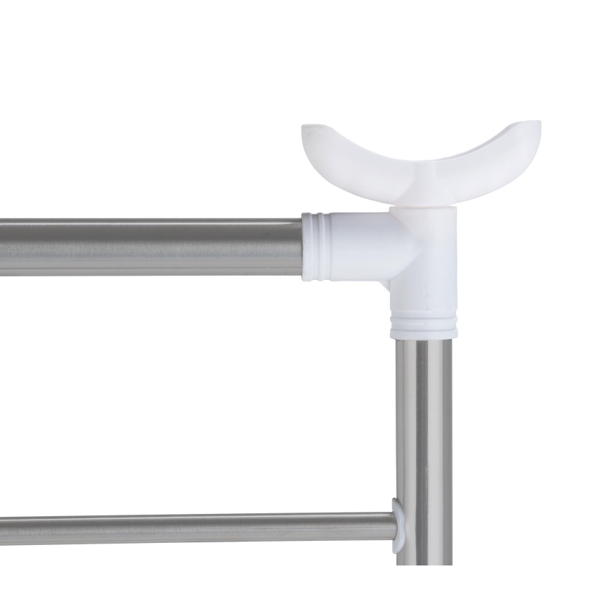 WENKO 3772020100 - Tendedero PROFI 65x150 cm acero inoxidable/plateado/blanco