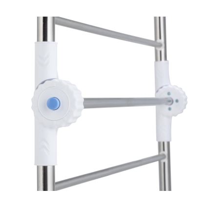 WENKO 3772020100 - Tendedero PROFI 65x150 cm acero inoxidable/plateado/blanco
