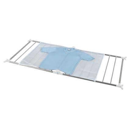 WENKO 3772020100 - Tendedero PROFI 65x150 cm acero inoxidable/plateado/blanco