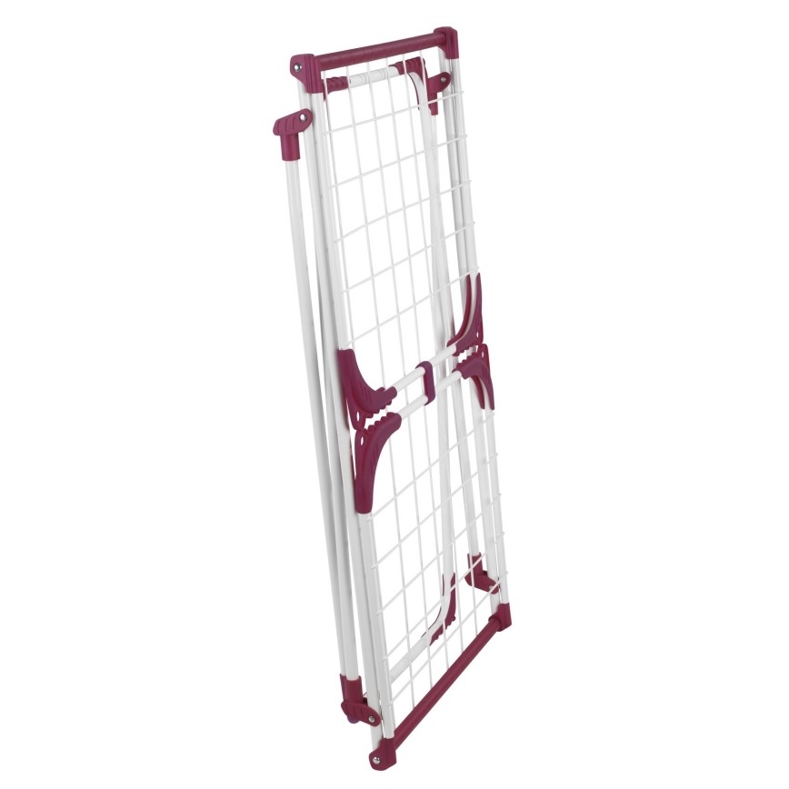WENKO 3774021100 - Tendedero de ropa SUMMER DRY 153x76 cm blanco/rosa