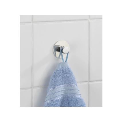 WENKO 4466420100-Gancho SAVONA 5x2 cm acero inoxidable/plateado