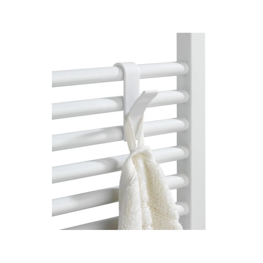 WENKO 4468160100-Ganchos 2,5x10,5 cm blancos