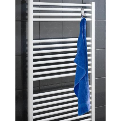 WENKO 4468162100-Ganchos 2,5x10,5 cm cromo brillante