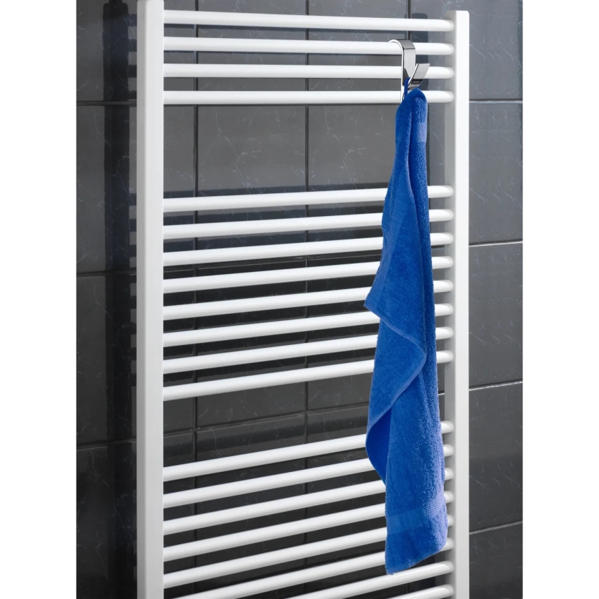 WENKO 4468162100-Ganchos 2,5x10,5 cm cromo brillante