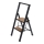 WENKO 50482100 - Escalera ALU-DESIGN 44x101 cm negra
