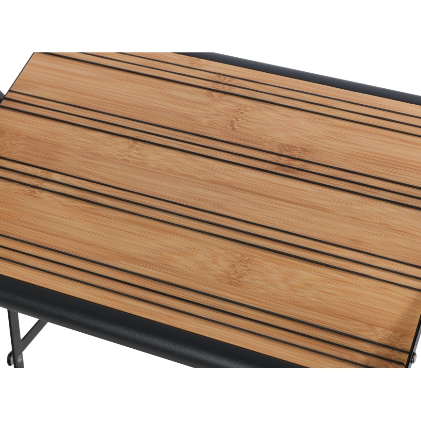 WENKO 50482100 - Escalera ALU-DESIGN 44x101 cm negra