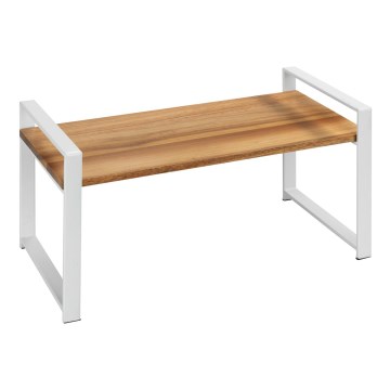 WENKO 53027100 - Estante LOUISA 40x20 cm blanco/marrón