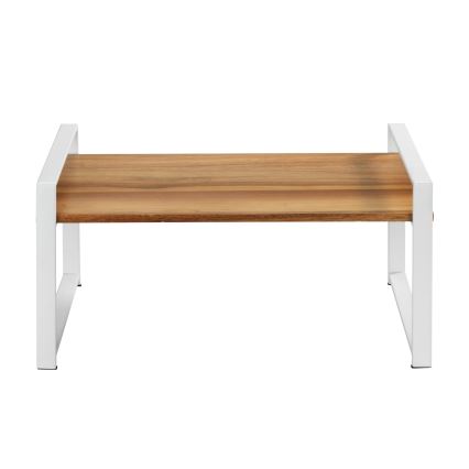 WENKO 53027100 - Estante LOUISA 40x20 cm blanco/marrón