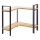 WENKO 53028100 - Estantería LOU 30x33 cm negro/marrón