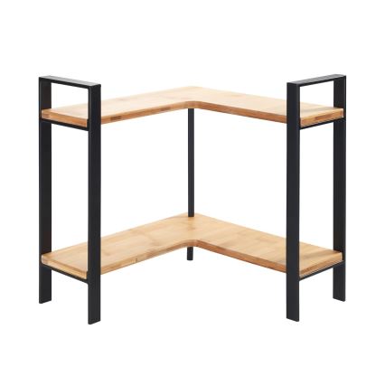 WENKO 53028100 - Estantería LOU 30x33 cm negro/marrón